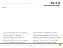 Tablet Screenshot of facit-group.com